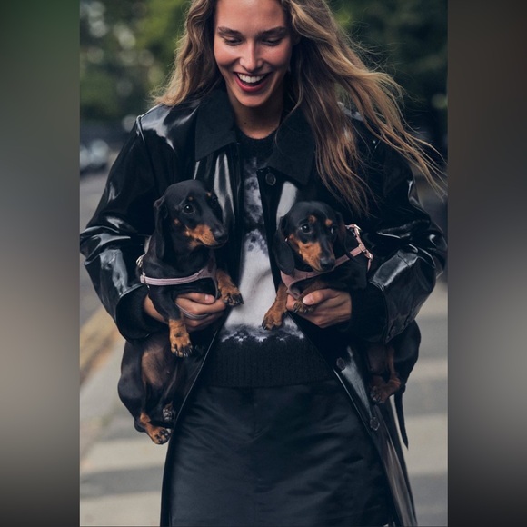 Collection Barn Jacket™ in patent faux leather BRAND NEW - Picture 3 of 8